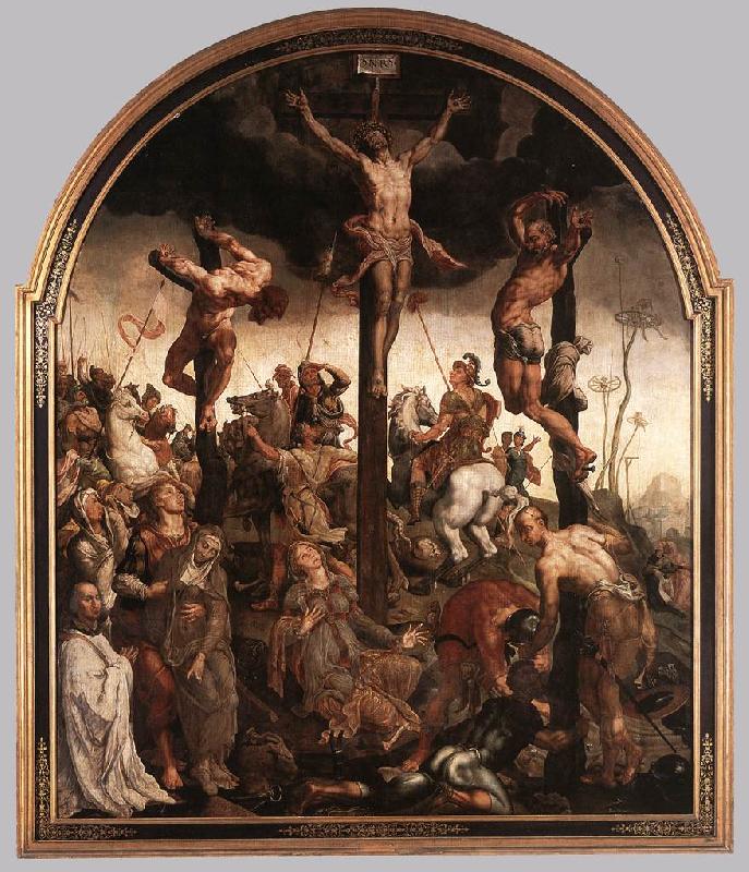 HEEMSKERCK, Maerten van The Crucifixion sg France oil painting art